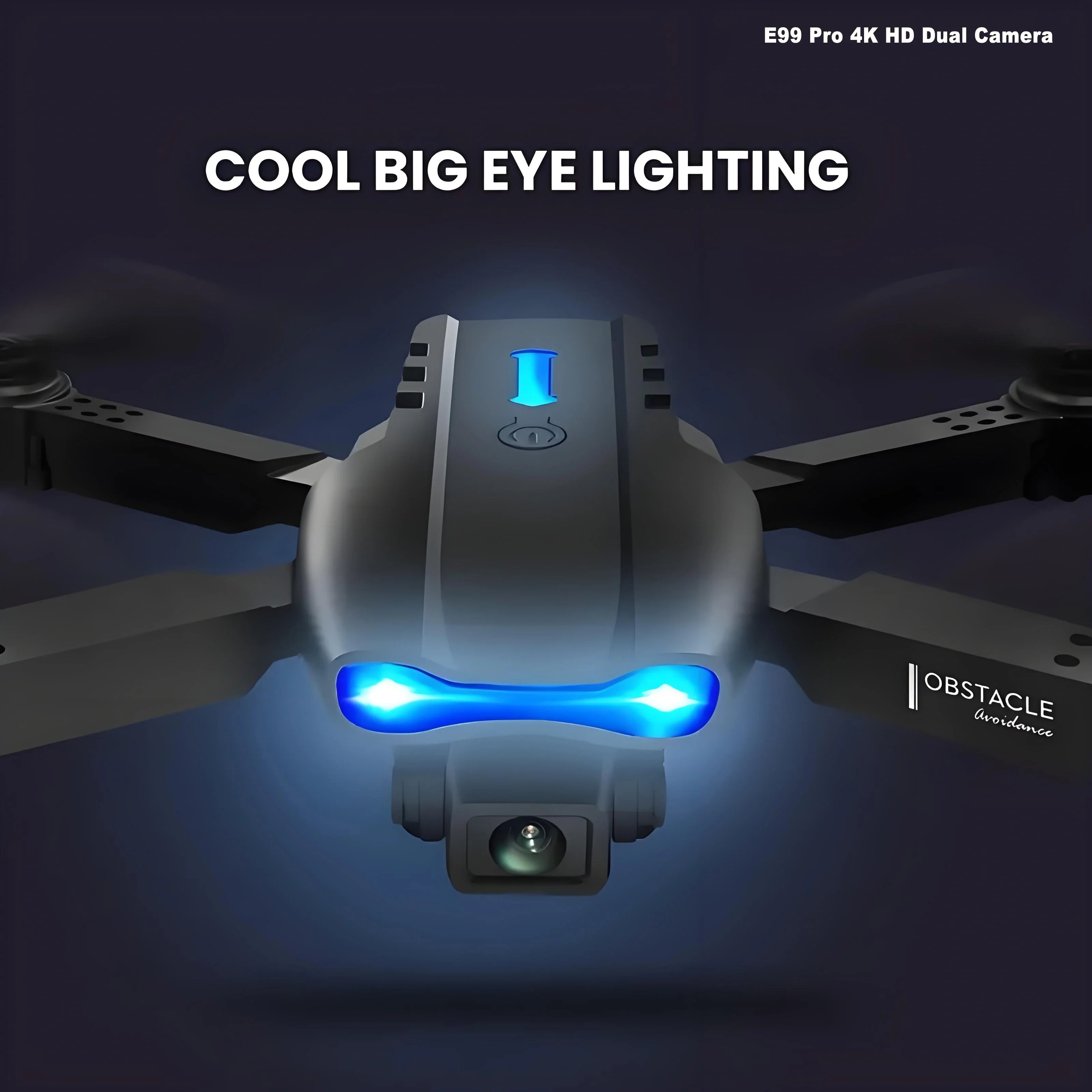 2025 E99 PRO RC Drone, HD Dual Camera FPV WiFi, Foldable
